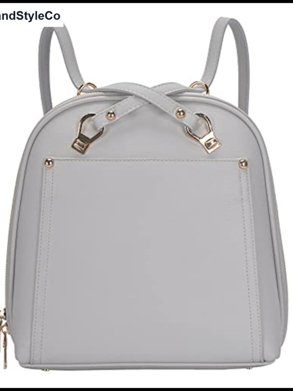 Vegan Leather Convertible Backpack Purse Shoulder Bag